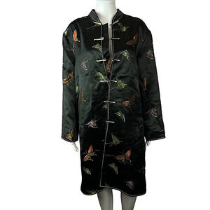Vintage Grace Chuang NY Silk Butterfly Kimono Coat